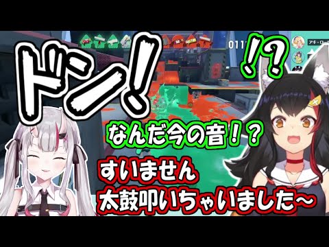 配信中に太鼓を叩き始める百鬼あやめ【ホロライブ切り抜き】