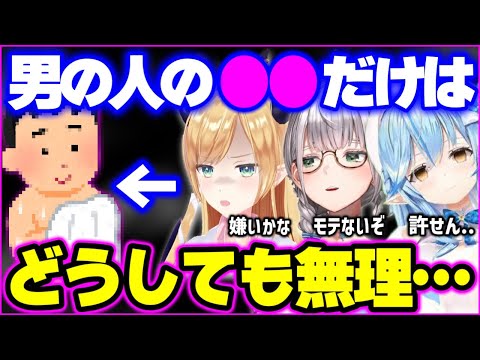 「ヤッバ..俺のことじゃん」男性の苦手を部分を語るホロメンたちの言葉がガチすぎてめっちゃ心に刺さった...【ホロライブ 切り抜き】