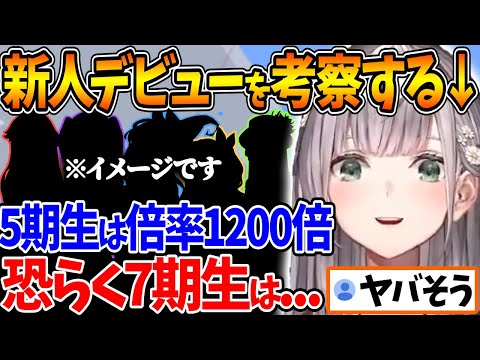 7期生のデビューを過去の傾向から考察する団長(＆ぼたころ)【ホロライブ/切り抜き/VTuber/ 白銀ノエル / 獅白ぼたん / 戌神ころね 】