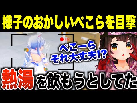 【ホロライブ】控室でぺこらと一緒の時、100℃近いお湯を飲もうとしてるのを見てしまったロボ子さん【ホロライブ切り抜き/ロボ子さん/兎田ぺこら】